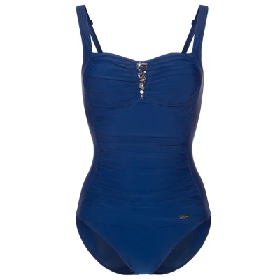 Abbildung von Lascana Lapiz Badeanzug, Damen, Größe: 38xC, Navy