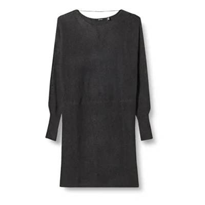 Abbildung von VERO MODA Tall Women&#039;s VMRUBELLEFILE LS Boat Short Dress Kleid, Dark Grey Melange, XS/T