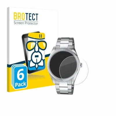 Abbildung von BROTECT Schutzglas für Casio MTP 1302PD (6 Stück) Schutzfolie Panzer Folie Glas [Extrem Kratzfest 9H, Anti Fingerprint, Ultra Transparent]