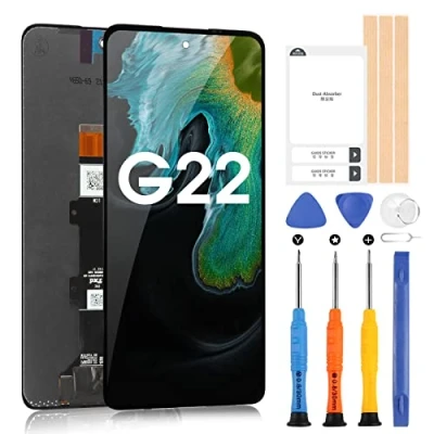 Abbildung von ARSSLY LCD Bildschirm für Motorola Moto G22 XT2231 2 / E32S E32 XT2227 Display Digitizer Touchscreen Ersatzteil Montage mit Werkzeugen (Schwarz, 6,5 Zoll)