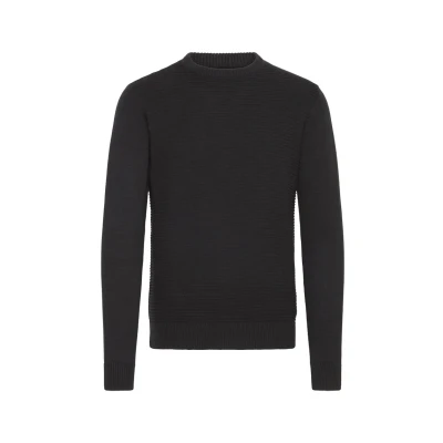 Abbildung von Indicode Jeans Idricardo Strickpullover, Herren, Größe: Large, Black