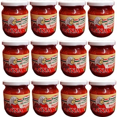 Abbildung von Paprikapaste mild Edes Anna SPARPAKET Paprika Gewürzcreme Univer aus Ungarn (2400g / 12x200g)