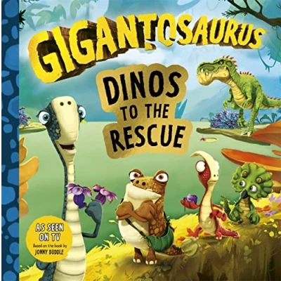 Abbildung von Gigantosaurus Dinos to the Rescue: A story about caring for ecosystems and environment!