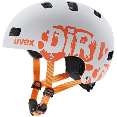 Abbildung von Uvex Kinderfahrradhelm Kid 3 cc Dirtbike grey orange mat