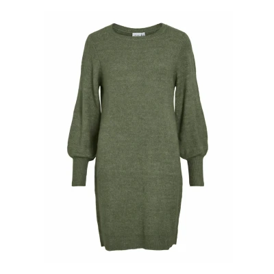 Abbildung von VILA Strickkleid, Damen, Größe: Medium, Laurel wreath