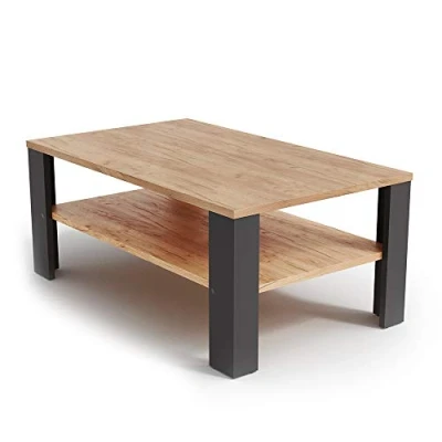 Abbildung von Vicco Couchtisch, Anthrazit/Sandeiche, 100 x 42 cm, Kippbar