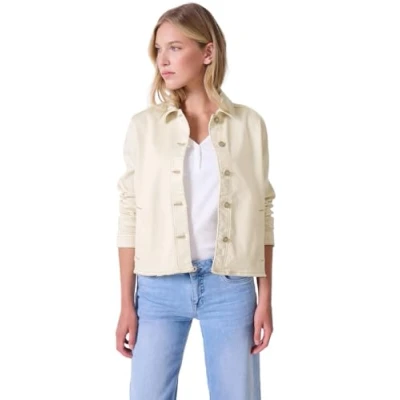 Abbildung von Street One Studio Damen 2115547 Leichte Jacke, Ecru Washed, 36
