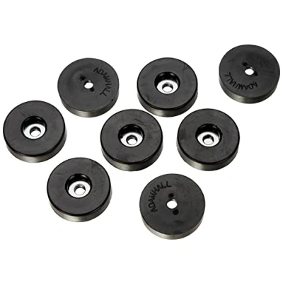 Abbildung von Adam Hall Hardware 4906 M8 AH 8er Set Gummifuß 38 x 10 mm im Beutel