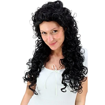 Abbildung von WIG ME UP 9229 2 Perücke schwarz stark gelockt und lang wilde Latina