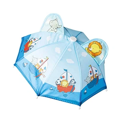 Abbildung von Puppen Regenschirm Segelfreunde