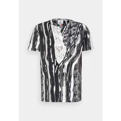 Abbildung von Carlo Colucci Unisex Tshirt print, Größe: Medium, Offwhite/black/antracite/grey