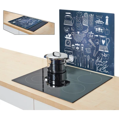 Abbildung von Zeller Present Herdblende /Abdeckplatte &quot;Lovely Kitchen&quot;, (1 tlg.), Silikonfüßen