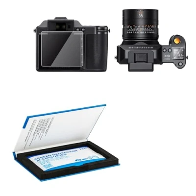 Abbildung von JJC [2+4 Pack] Panzerglas Schutzfolie für Hasselblad X2D 100C Mittelformat spiegellose Kamera, Ultradünn HD Hohe Härte, Bruchsicher, Anti Bläschen