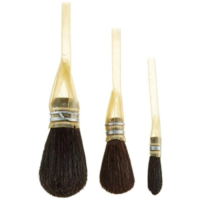 Abbildung von neoLab Spitze Wägepinsel Satz mit Feinen Haaren, 5mm/10mm/15mm Durchmesser, 3 er Set