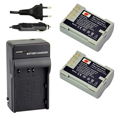 Abbildung von DSTE®（2 Pack） Ersatz Batterie und DC11E Reise Ladegerät Compatible für Olympus BLM 5 E1 E5 E3 E300 E330 E500 E510 E520 C 8080 7070 5060 Digital Kamera als PS BLM5