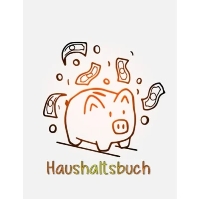 Abbildung von Haushaltsbuch: Gehalt, Ausgaben, Kredite und Ersparnisse übersichtlich im Blick mit ihrem Finanzplaner für 12 Monate Extra Platz Notizen + Kontostand