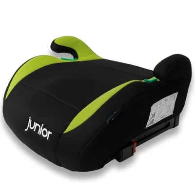 Abbildung von PETEX Auto Kindersitzerhöhung mit Isofix Max Plus, i Size ECE R129, ca. 7 bis 12 Jahre, für Körpergröße von 125 150 cm, Sitzerhöhung, grün
