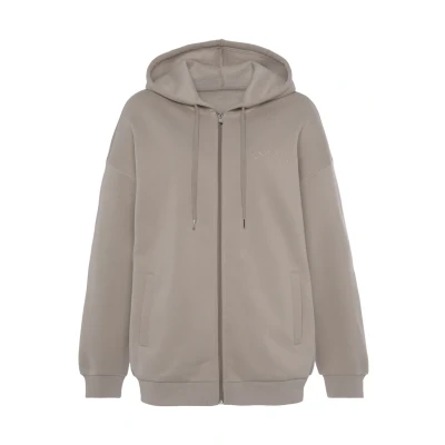 Abbildung von Lascana Sweatjacke, Damen, Größe: 40/42, Taupe