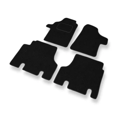 Abbildung von Mossa Fußmatten Auto kompatibel mit Mercedes Benz Vito W639 (2003 2014) schwarz Automatten Autoteppiche 1