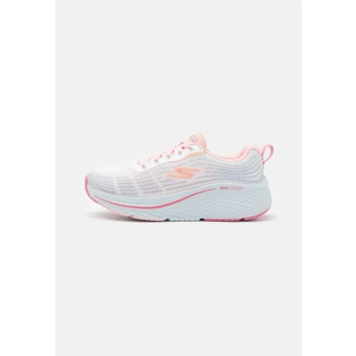 Abbildung von Skechers Performance MAX Cushioning Elite 2.0 Laufschuh Neutral, Damen, Größe: 36, White/blue/light pink Schuhe