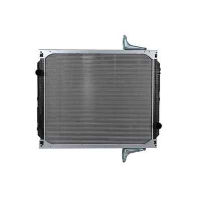 Abbildung von NISSENS 67257 Kühler, Motorkühlung Aluminium 810 708 48 mit Rahmen Kühlrippen gelötet