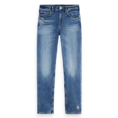 Abbildung von Scotch &amp; Soda HIGH FIVE Jeans Slim Fit, Damen, Größe: 25x32, Work it out