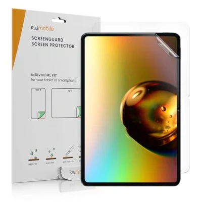 Abbildung von kwmobile 2X Schutzfolie kompatibel mit Xiaomi Pad 6S Pro 12.4 Folie klar Full Screen Tablet