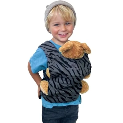 Abbildung von manduca Doll Carrier Geeignet für Kleinkinder ab 18 Monaten Puppenzubehör Puppentrage aus Bio Baumwolle Babypuppen und Kuscheltiere