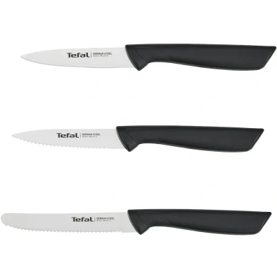Abbildung von Tefal Messer Set &quot;K2733S Colorfood&quot;, (Set, 3 tlg.), Edelstahl, korrosionsbeständig, ergonomisch, sicher