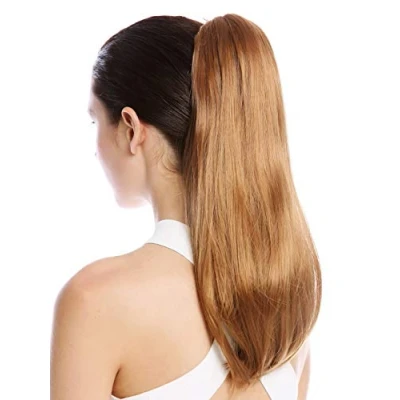 Abbildung von WIG ME UP TZB 26A V 27 Haarteil Zopf Pferdeschwanz lang glatt geschwungen Rotblond Erdbeerblond 45 cm