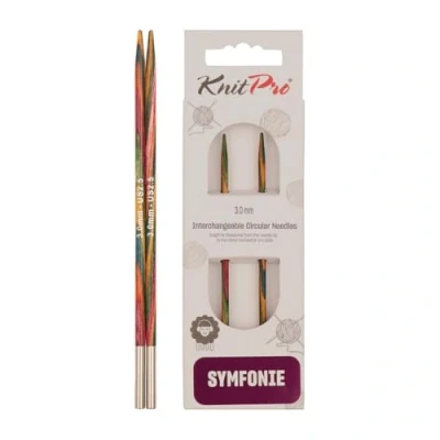 Abbildung von KnitPro 20421 wechselbare Nadelspitzen Symfonie Holz kurz, 3,00 mm