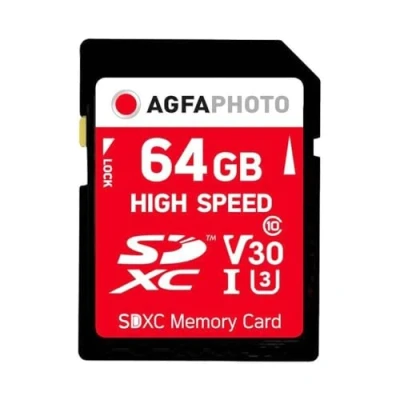 Abbildung von AgfaPhoto High Speed Class 10 SDXC 64GB Speicherkarte neu