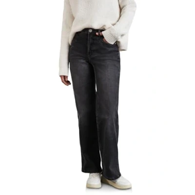 Abbildung von Street One Jeans Straight Leg, Damen, Größe: 29x32, Schwarz