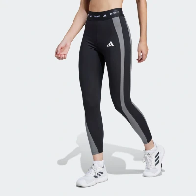 Abbildung von adidas Performance Colorblock 7/8 Leggings Tights, Damen, Größe: XS, Black/grey four
