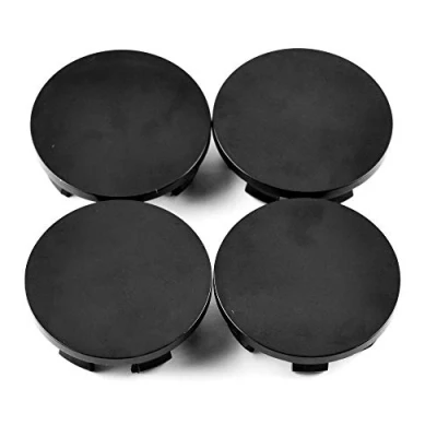Abbildung von Rhinotuning 4 x 53,5 mm ABS Material Schwarz Rad Nabenkappen Nabendeckel für #9595095 Cobalt Cruze Impala