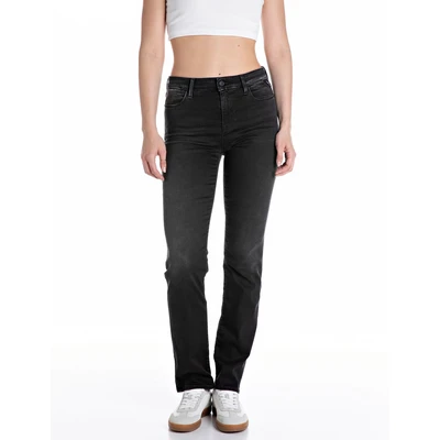 Abbildung von Replay Zolie Pants Jeans Straight Leg, Damen, Größe: 25x30, Black