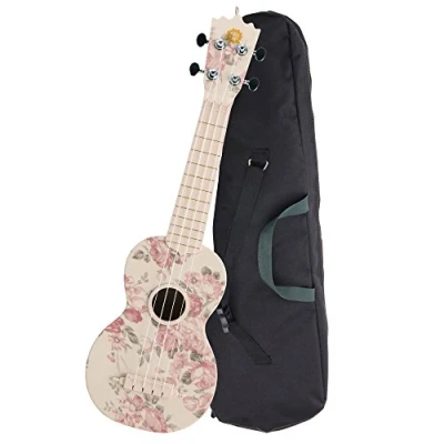 Abbildung von Classic Cantabile Ukulele BeachBuddy aus ABS Material, Sopranukulele, Outdoor &amp; Strand tauglich inkl. Tasche