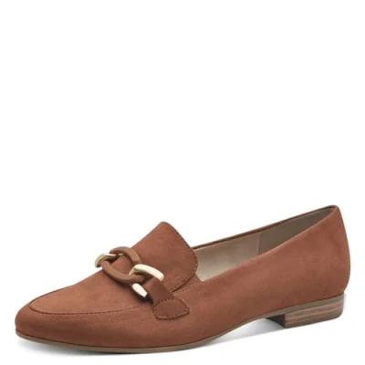 Abbildung von Jana Slipper, Damen, Größe: 37, Cognac Textil