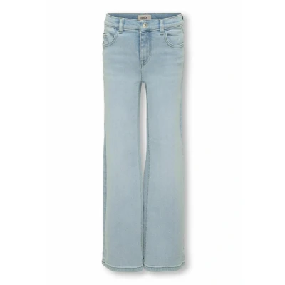 Abbildung von KIDS ONLY Mädchen Kogsylvie Clean Wide Leg Lb DNM PIM Noos Jeanshose, Light Blue Denim, 128 EU