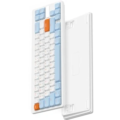 Abbildung von MAGIC REFINER RKL680 Ultradünne Kabellose Mechanische Gaming Tastatur, Dual Mode 2.4GHz Wireless/Bluetooth, Apex Pro Mini 60% Prozent Tastatur Low Profile Roter Schalter für PC/Window/Mac, QWERTY US