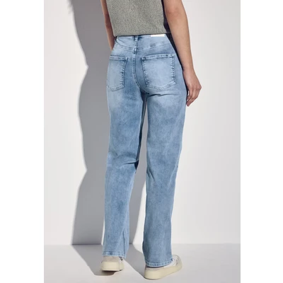 Abbildung von Street One WIDE Jeans Straight Leg, Damen, Größe: 31x32, Blau