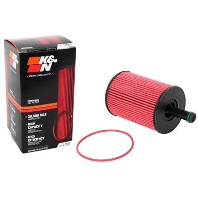 Abbildung von K&amp;N Ölfilter High Performance Series kompatibel mit Audi, Seat, VW (HP 7031)