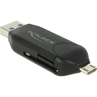 Abbildung von Micro USB OTG Kartenleser + 3.0 A Stecker