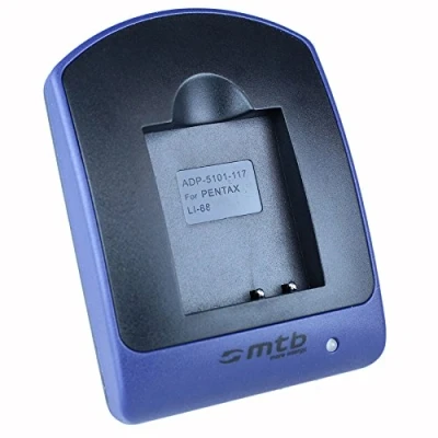 Abbildung von Ladeschale (Micro USB) für Pentax D Li88 / Panasonic VW VBX070 Sanyo DB L80 Toshiba PX1686... s. Liste