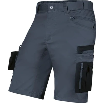 Abbildung von Uvex echor Bermuda Kurze Arbeitshose Herren Cargohose Stretch Bund, Abriebfest &amp; viel Stauraum Dunkelblau Gr. 42