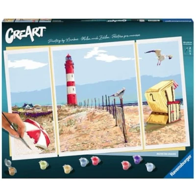 Abbildung von Ravensburger Malen nach Zahlen CreArt, Beside the Seaside, Made in Europe