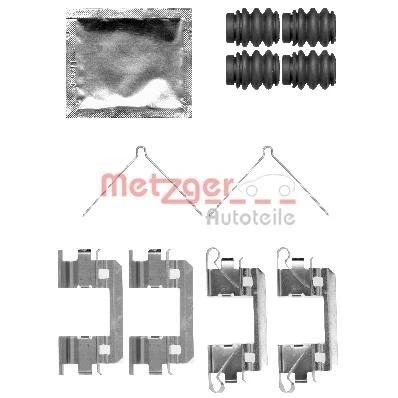 Abbildung von METZGER 109 1811 Zubehörsatz, Scheibenbremsbelag HONDA: Jazz 3 Schrägheck, CR Z, Insight II Hatchback