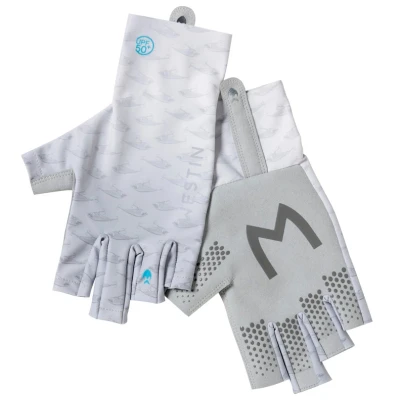 Abbildung von Westin Solar UPF Halbfingerhandschuh XL Grey Angelhandschuhe