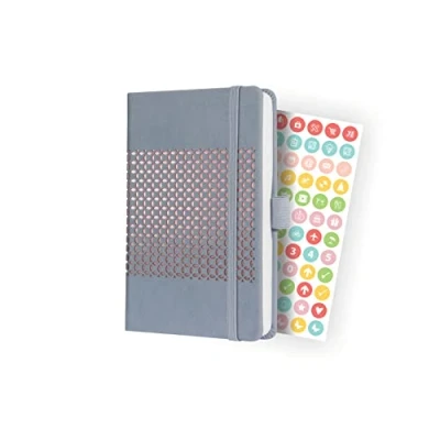 Abbildung von SIGEL J4208 Wochenkalender Jolie 2024, ca. A6, hellgrau, Hardcover, Gummiband, Stiftschlaufe, Einstecktasche, 174 S., aus nachhaltigem Papier, Terminplaner