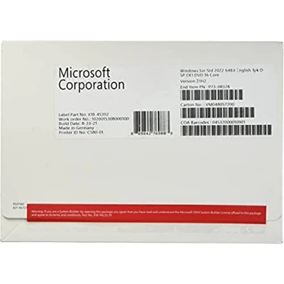 Abbildung von Windows Server 2022 Standard, Software